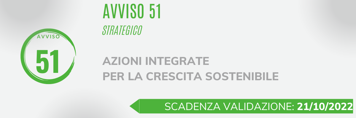 Avviso 51 del 22/06/2022- Piani Formativi Strategici